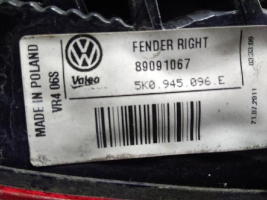 VW Golf 6 original Rückleuchte Schlussleuchte rechts außen Fließheck BJ2011 Bild VW Golf 6 original Rückleuchte Schlussleuchte rechts außen Fließheck BJ2011