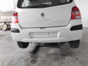 Renault Twingo 2 orig Stoßfänger Stoßstange hinten OV369 Blanc Glacier BJ2008