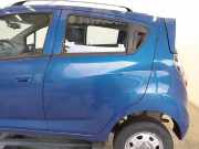 Chevrolet Spark M300 Tür hinten links blau BJ2012