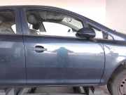 Opel Corsa D Tür vorn rechts Beifahrertür 5-türig GEU Ozeanblau Metallic Z22A BJ2014