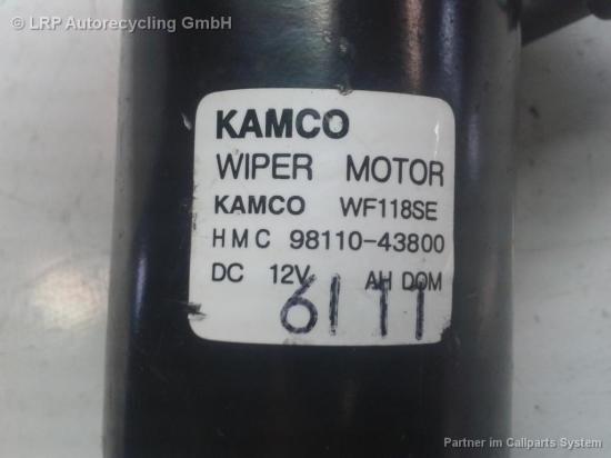 Hyundai H100 Wischermotor vorn 9811043800 WF118SE KAMCO BJ1997 Bild Hyundai H100 Wischermotor vorn 9811043800 WF118SE KAMCO BJ1997