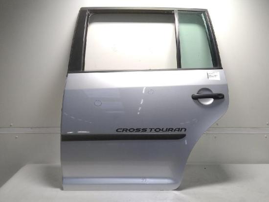 VW Touran 1T Bj.2009 original Tür hinten links Reflexsilbermet. LA7W Bild VW Touran 1T Bj.2009 original Tür hinten links Reflexsilbermet. LA7W