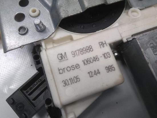 Opel Vectra C original Fensterheber vorn rechts elektrisch 9178986 BJ2006 Bild Opel Vectra C original Fensterheber vorn rechts elektrisch 9178986 BJ2006