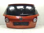 VW Golf Plus 5M Heckklappe LA3X Sunsetred mit Heckscheibe BJ2006 Rost