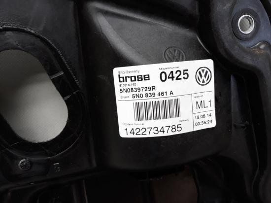 VW Tiguan 5N2 Bj2014 original Fensterheber hinten links Bild VW Tiguan 5N2 Bj2014 original Fensterheber hinten links 