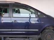 VW Sharan 7M Tür vorn rechts Beifahrertür LD5Q Shadow Blue Metallic Facelift BJ2009