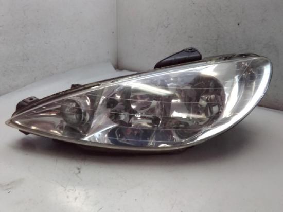 Peugeot 206CC Bj.2005 original Scheinwerfer links Valeo mit LWR Bild Peugeot 206CC Bj.2005 original Scheinwerfer links Valeo mit LWR