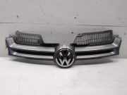 VW Golf 5 1K original Kühlergrill graumetallic LA7T unitedgrey mit Emblem Bj2004