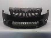 Skoda Fabia 2 RS Facelift Stoßfänger Stoßstange vorn Blackmagic LF9R BJ2014