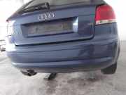 Audi A3 8P 3-türig orig Stoßstange Stossfänger hinten BJ2006 LZ5C Mauritiusblau 