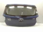 Hyundai i10 II Typ IA Heckklappe blau X3U morning glory mit Scheibe BJ2014