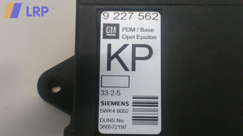 Opel Vectra C Bj.2003 Türsteuergerät vorn rechts 9227562 KP Siemens 5WK46002 Bild Opel Vectra C Bj.2003 Türsteuergerät vorn rechts 9227562 KP Siemens 5WK46002