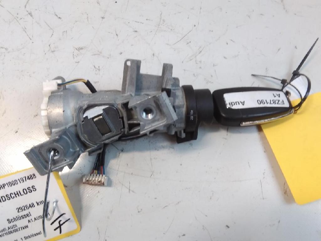 Audi A1 8X original Zündschloß mit Lesespule und 1 Schlüssel BJ2010 1K0905851B