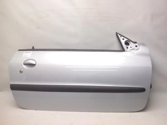 Peugeot 206cc Cabrio BJ2001 Tür vorn rechts Beifahrertür silber Bild Peugeot 206cc Cabrio BJ2001 Tür vorn rechts Beifahrertür silber