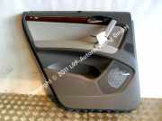 Audi Q7 4L Innenverkleidung Tür hinten links mit Sonnenrollo BJ2005