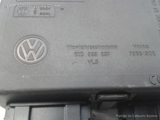 VW Polo 6N2 Steuergerät Wegfahrsperre 6X0953257 73654302 VALEO BJ2001 Bild VW Polo 6N2 Steuergerät Wegfahrsperre 6X0953257 73654302 VALEO BJ2001