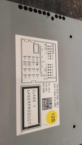 Radio CD VW Sharan II 7N 5M0035186J 302345 Bild Radio CD VW Sharan II 7N 5M0035186J 302345