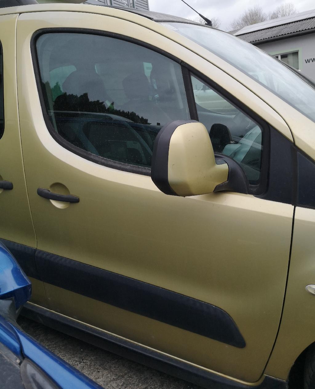Tür Rechts Vorne Citroen Berlingo II B9 Gelb Elox KAQ 9004Z6 336838