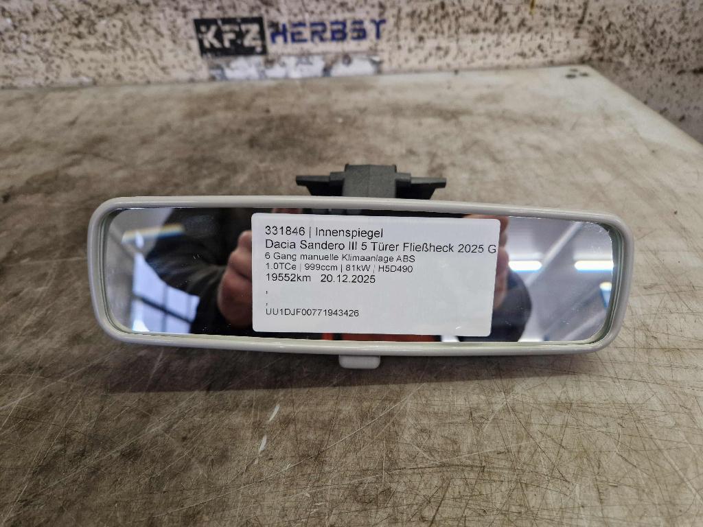 Innenspiegel Dacia Sandero III 7701349373 331846