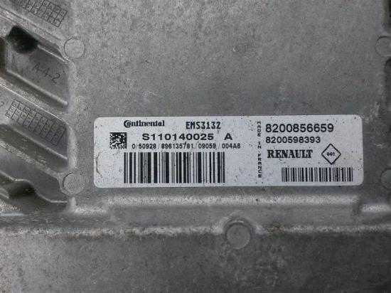 Steuergerät Motor Steuergerätesatz geprüft DACIA SANDERO 1.4 MPI LPG 53 KW 8200856659 Bild Steuergerät Motor Steuergerätesatz geprüft DACIA SANDERO 1.4 MPI LPG 53 KW 8200856659