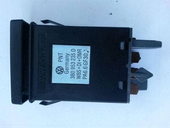 Schalter Warnblinker VW PASSAT VARIANT (3B6) 1.9 TDI HIGLINE 96 KW 3B0953235D Bild Schalter Warnblinker VW PASSAT VARIANT (3B6) 1.9 TDI HIGLINE 96 KW 3B0953235D