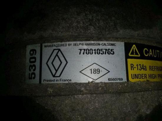 Klimakompressor RENAULT SCÉNIC I (JA0/1_) 1.9 DCI 75 KW 7700105765 Bild Klimakompressor RENAULT SCÉNIC I (JA0/1_) 1.9 DCI 75 KW 7700105765