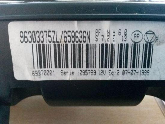 Bedienelement, Klimaanlage PEUGEOT 406 (8B) 2.0 HDI 110 80 KW 96303375ZL Bild Bedienelement, Klimaanlage PEUGEOT 406 (8B) 2.0 HDI 110 80 KW 96303375ZL