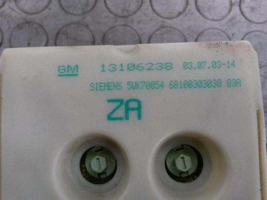 Bordcomputer Display OPEL ZAFIRA A (F75_) 2.0 DTI 16V 74 KW 13106238 Bild Bordcomputer Display OPEL ZAFIRA A (F75_) 2.0 DTI 16V 74 KW 13106238