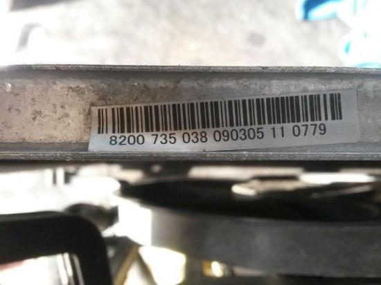 Kühler DACIA SANDERO 1.4 MPI LPG 53 KW 8200735038 Bild Kühler DACIA SANDERO 1.4 MPI LPG 53 KW 8200735038