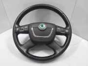 SKODA OCTAVIA II 1Z Bj.2013 Lenkrad Leder 4 Speichen MFA 3T0419091K