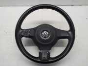 VW Polo 6R BJ.2011 3 Speichen Leder Lenkrad ab 06/09 