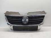 VW Passat 3C B6 BJ 2005 Kühlergrill Schwarz mit Chromrand PDC