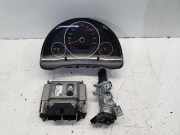 Seat MII Motorsteuergerät Set Schloss Tacho 04C907309N 