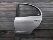 Nissan Micra K13 BJ.2012 Tür hinten links K23 Brilliant Silver Metallic
