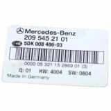 Sicherungskasten 2095452101 Mercedes-benz C 200 Kompressor Classic