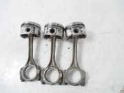 3x Kolben Pleuelstange für Toyota Aygo Yaris 1,0 1KR-FE 1KR