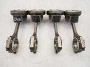 4x Kolben Pleuelstange für Hyundai i20 1,2 Benzin G4LA 23510-03320 23041-03330