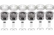 6x Kolben Jaguar Land Rover Peugeot Citroen 3,0 TD D HDI 306DT NEU