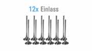 12x Einlassventile Ventil BMW 3,0 d N57 N57D30A NEU