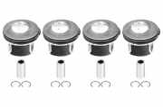 4x Kolben Übermaß 0,25mm Audi Seat Skoda VW A1 A2 1,2 TSI TFSI CBZ NEU