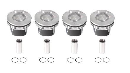 4x Kolben + 0,25mm Mini Clubman R55 1,6 Cooper S N14B16AB NEU