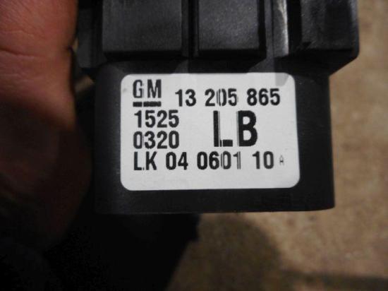 Schalter Licht Lichtschalter OPEL ZAFIRA B (A05) 2,2 110 KW 13205865 Bild Schalter Licht Lichtschalter OPEL ZAFIRA B (A05) 2,2 110 KW 13205865