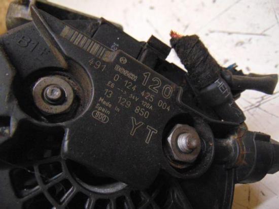 Lichtmaschine 120A OPEL SIGNUM 2.2 DIRECT 114 KW 0124425004 Bild Lichtmaschine 120A OPEL SIGNUM 2.2 DIRECT 114 KW 0124425004