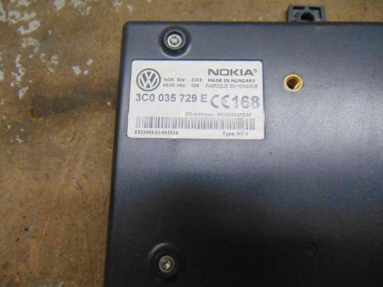 Steuergerät Telefon Nokia VW PASSAT VARIANT (3C5) 2.0 TDI 103 KW 3C0035729 Bild Steuergerät Telefon Nokia VW PASSAT VARIANT (3C5) 2.0 TDI 103 KW 3C0035729