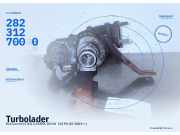 Turbolader KIA Carens II (FJ) 2823127000