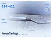 Auspuffanlage OPEL Vectra B (J96) 284-411