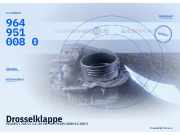 Drosselklappe PEUGEOT 206 CC 964951008002 9649510080