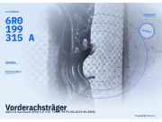 Vorderachsträger AUDI A1 Sportback (8XA) 6R0199315A