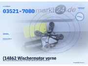 (14862 Wischermotor vorne KIA Sephia Stufenheck (FA) 035217080) 03521-7080