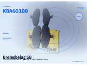 Bremsbelag SB FORD Sierra (GBG, GBG 4) KBA60180